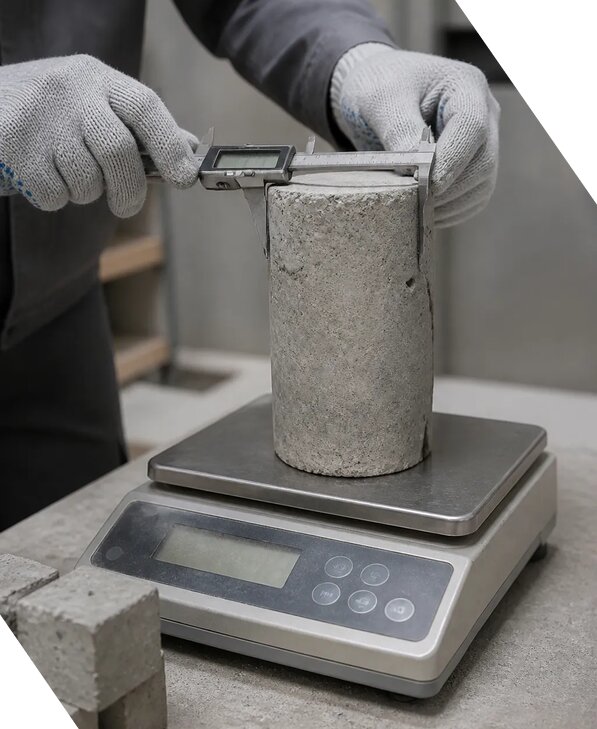 Определение плотности бетона в Ленинске-Кузнецком строительные испытания